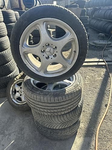 Колеса в сборе 245 / 45 / R 17, Лето, Б/у, Комплект, Легковые, Литые, отверстий - 5