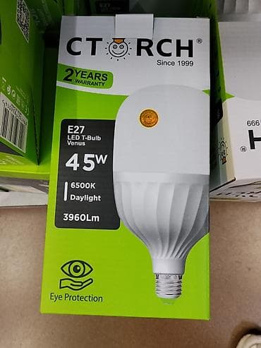 Лампочкалар: Светодиодная лампа CTORCH LED T‑Bulb Venus - Цоколь: E27 - Мощность — 1