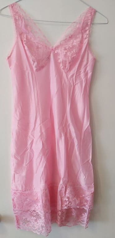 белая ночная сорочка: Пеньюар, Вискоза, Средняя модель, Германия — 5