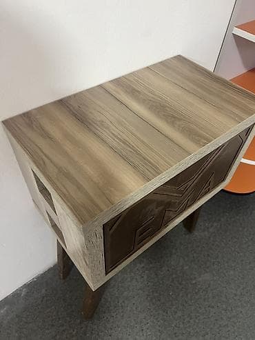 кормящий стол: Прикроватная тумба, Без зеркала, цвет - Коричневый, Дерево — 3