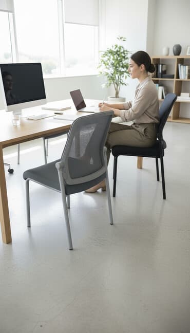 стулья для письменного стола: Офисное кресло, Без колесиков — 1