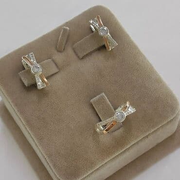 свадебные платья от производителя: Серебряный комплект Серебро + золото 925/ пообы Набор с камнями — 1