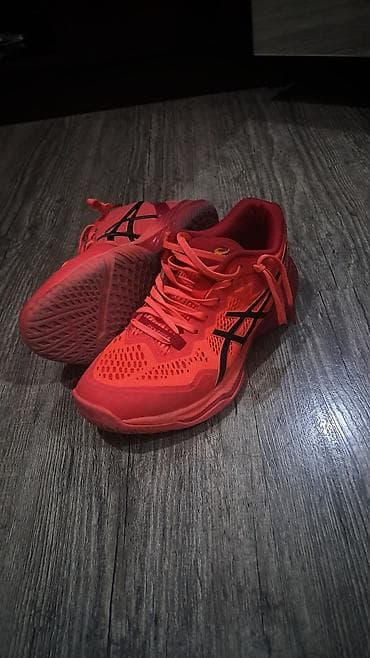 Мужские кроссовки, 39.5, Asics, Б/у, цвет - Красный