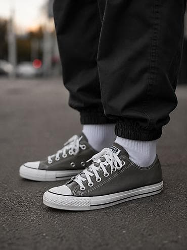Мужские кроссовки, 41, Converse, Б/у, цвет - Серый, Самовывоз, Платная доставка