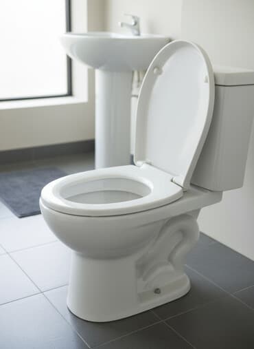 устанавливаем унитазы: Унитаз Напольный, Новый, Материал: Фарфор — 1