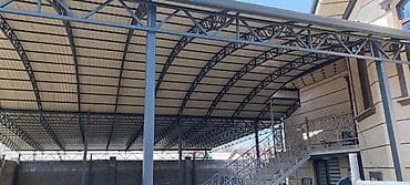 козырьки: 🔹 Виды навесов: ✔ Односкатные ✔ Двускатные ✔ Арочные ✔ Конвертные — 6