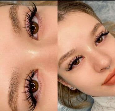 на дом керек: Ресницы, Голливуд, Классика, 2D, С выездом на дом, Консультация, Гипоаллергенные материалы — 6