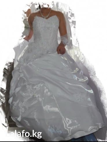 Үлпөт көйнөктөрү: Свадебное платье размер 44-46. регулируется за счет корсета — 2