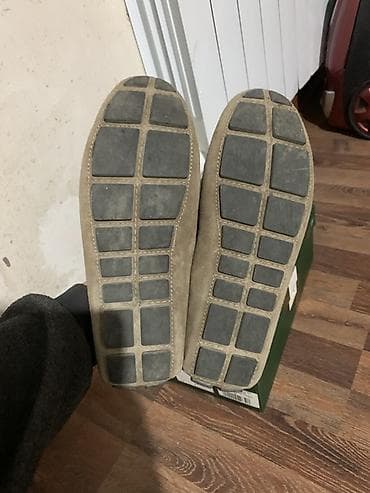 костюм лён: Лоферы, 41, LION, Б/у, цвет - Бежевый — 2