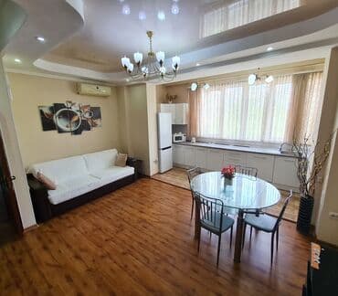 2 х комнатную квартиру по суточно в 8 мкр: 2 комнаты, Собственник, С мебелью полностью — 11