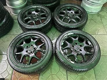 ремонт шин: Литые Диски R 18 Комплект, отверстий - 5, Б/у — 1
