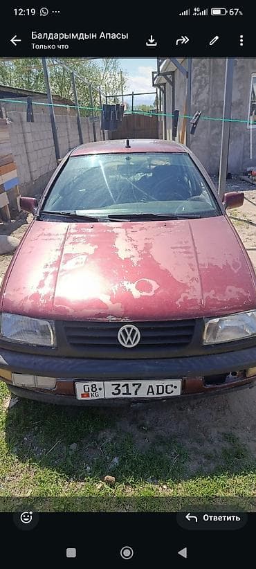 vw: Volkswagen Vento: 1992 г., Ручные, Бензин, Седан — 6