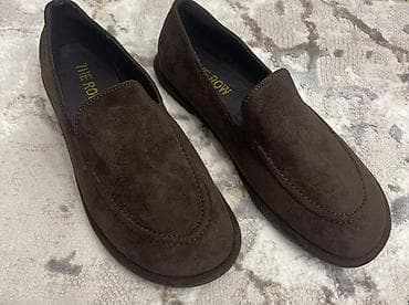 туфли в школу: Лоферы, 36, 36.5, 37, The Row, Новый, цвет - Коричневый, Платная доставка — 2