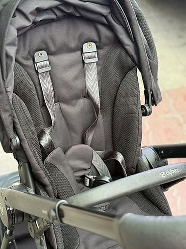 cybex коляска: Коляска, Cybex, цвет - Черный, Б/у, Самовывоз — 2