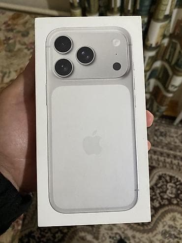 IPhone 17 Pro, Б/у, 256 ГБ, Серебристый, Коробка, 100 %
