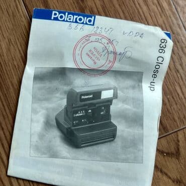 ТВ и видео: Фотоаппарат Polaroid
Отсутствует пленка
Рабочий
Состояние: хорошее — 5