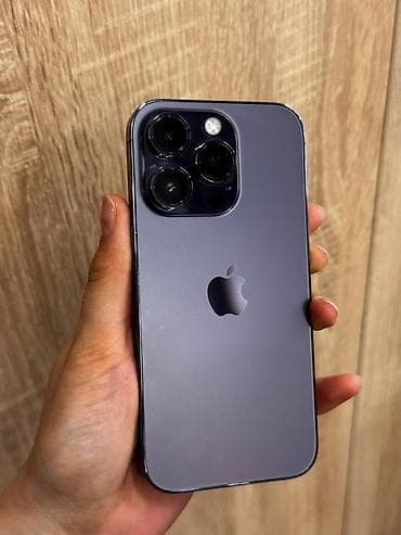 apple pen: IPhone 14 Pro, Б/у, 256 ГБ, Deep Purple, Зарядное устройство, Защитное стекло, Кабель — 1