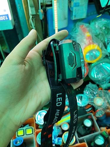 лампочка с камерой: Налобный светодиодный фонарь LED Headlight - Яркий центральный — 2