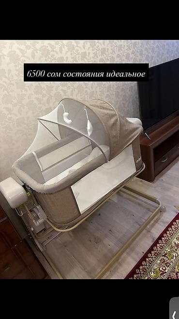 Балдар эмереги: Детская колыбель-люлька на качающейся раме. Особенности и — 1