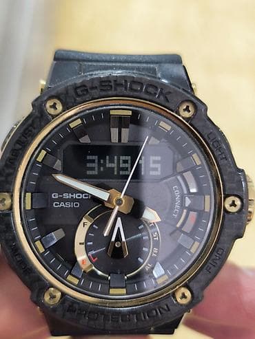 нари: Спортивные часы часы, Casio (G-Shock), Таймер и секундомер, Водонепроницаемые, Оригинал, Синхронизация с другими устройствами, Мужские, Б/у — 5