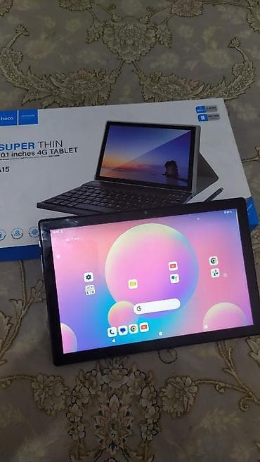 Планшет, Другой бренд, память 128 ГБ, 10" - 11", 4G (LTE), Б/у, Детский цвет - Черный