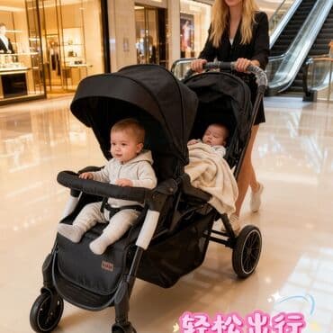 прогулочные коляски для двойни и тройни: Коляска, Новый — 10