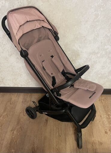 прогулочные коляски easygo virage: Коляска, цвет - Розовый, Б/у — 3