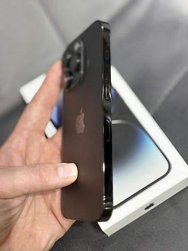mac pro: IPhone 14 Pro, Б/у, 256 ГБ, Jet Black, Коробка, 95 % — 2