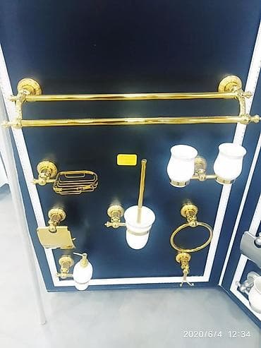 Ванный наборы. Полотенец держатель, мыльница,2йной стакан для зубных