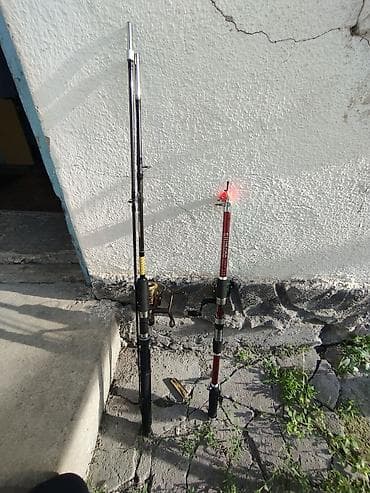 гарпун для рыбалки в бишкеке: Набор для рыбалки: 2 телескопические спиннинги с безынерционными — 8