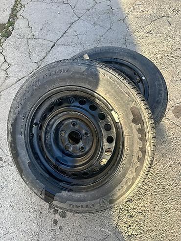 mini cuper: Комплект из 4 колес в сборе на стальных дисках. - Шины: Firestone — 8