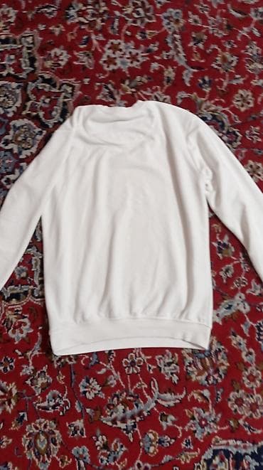 ночной одежда: Свитшот Burberry, размер L - Цвет: молочный/белый - Материал — 2