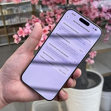 IPhone 16 Pro Max, Колдонулган, 256 ГБ, Desert Titanium, 100 % — 2