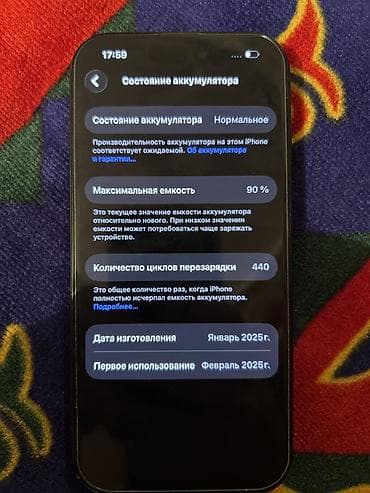 titanium: IPhone 16 Pro, 256 ГБ, цвет чёрный (титановый оттенок) Цена 76000 — 5