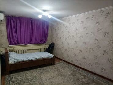 долгосрочная аренда аламедин 1: 2 комнаты, Агентство недвижимости, Без подселения, С мебелью частично — 4