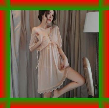 MALIEBE: Пеньюар, Эластан, Длинная модель at lalafo.kg MALIEBE: Пеньюар, Эластан, Длинная модель