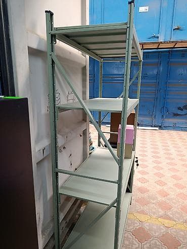 Текчелер, стеллаждар, секичелүү койгучтар: Дүкөн үчүн текче, Жаңы, Темир — 9