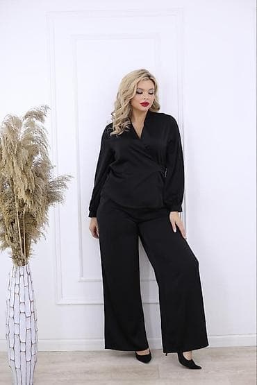 двойка ош: Костюм из японского шелка двойка размер 50-52 #брюки #рубашка — 1