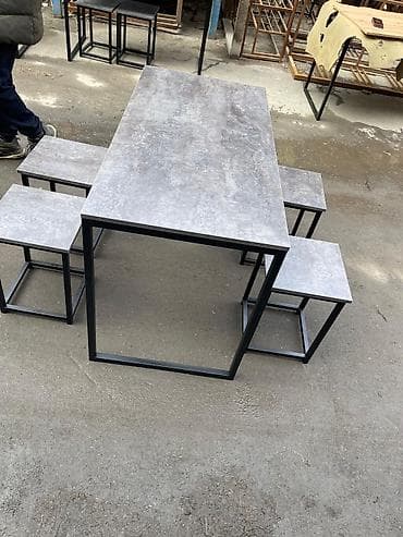 Тигүүчүлөр үчүн отургучтар: Табуретка, Жаңы, Темир, Бүктөө эмес — 7