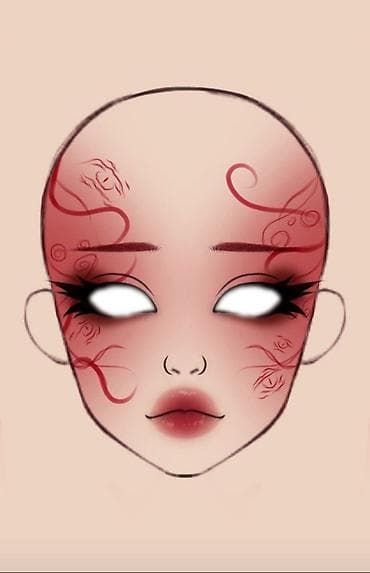 Инструменты: Креативные face chart-эскизы для визажистов и художников по гриму - — 7