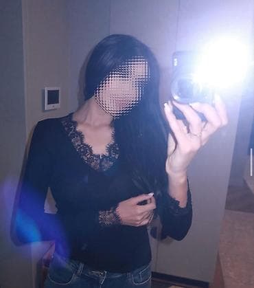 черный свитер: Кофта, S, M — 1