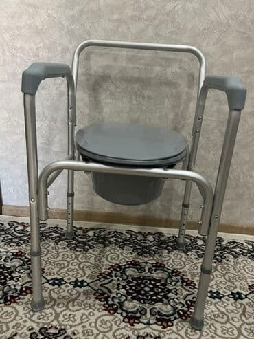 функциональная кровать для лежачих больных: Туалет-стул (комод) + ходунки для реабилитации Туалет-стул: - Прочная — 2