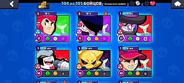 Видео оюндар жана приставкалар: Продажа игрового аккаунта Brawl Stars. Основное: - Путь к славе: 66 — 2
