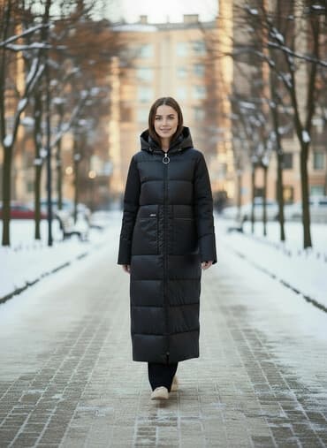 купить качественную мужскую зимнюю куртку: Пуховик, Длинная модель, Китай, С капюшоном, 4XL — 2