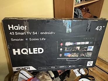телевизор haier: Телевизор Haier, диагональ около 43". Тонкие рамки, устойчивая — 6