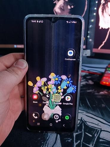 самсунг 03: Samsung Galaxy A04s, Б/у, 128 ГБ, цвет - Синий, 2 SIM — 2