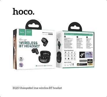 Беспроводные вкладыши наушники, Hoco, Новый at lalafo.kg Беспроводные вкладыши наушники, Hoco, Новый