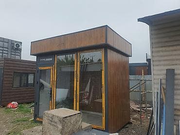 Модульный павильон/киоск с панорамным остеклением - Каркасный модуль
