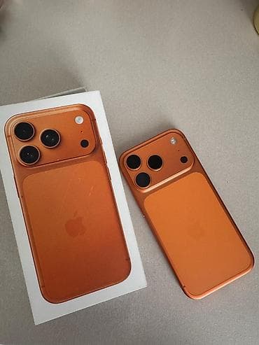 am 3: IPhone 17 Pro, Б/у, 256 ГБ, Оранжевый, 100 % — 1