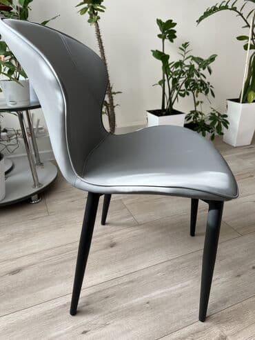 вешилка для одежды: Стул для кухни, Другой материал, цвет - Серый — 7